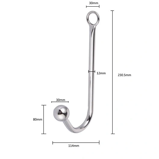 Anal and Cuffs Collar with Beaded Hook Elegant 5334 0717
